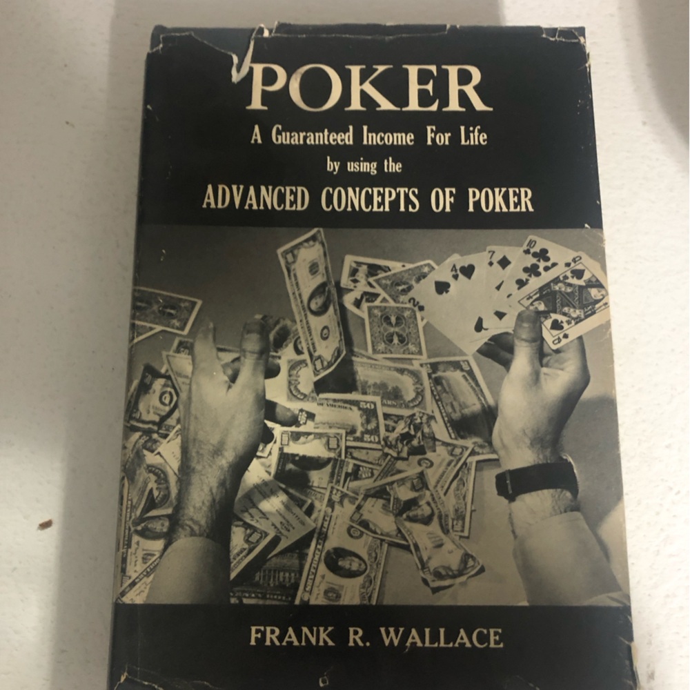 Poker book- vintage, great condition. Frank R. Wallace